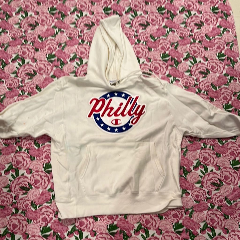 Champion White Philly Hoodie